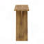 Console, table d'entrée étroite de 43,4 po de long avec base en forme de V, console de canapé rustique pour le couloir, le salon, le canapé derrière