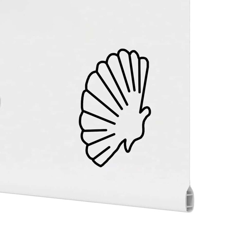 Room Darkening Roller Shade, 60cmW x 240cmL