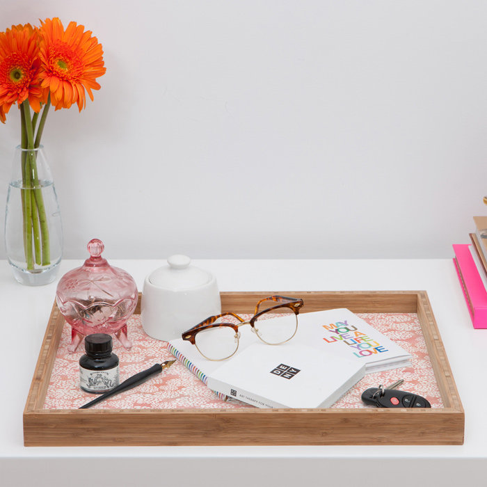 Joy Laforme Bamboo Tray, 1.75'' H x 18'' W x 14'' D
