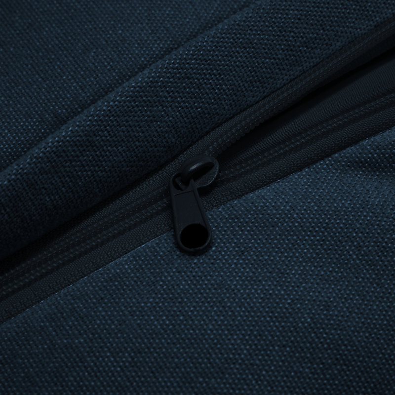 Bleu sans: coussin en mousse épaisse et construction pour une stabilité sans accoudoirs - bleu: housses amovibles Natural Design A Hygienic Home