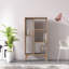 Frame Bookcase, Standing Bookshelf with 5 Shelves, 55 x 25 x 106 cm Display Cabinet-1109400697