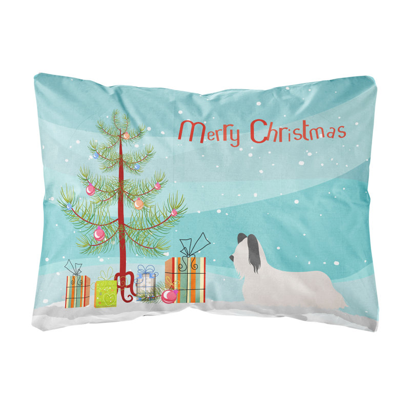  Coussin intérieur / extérieur Skye Terrier Christmas