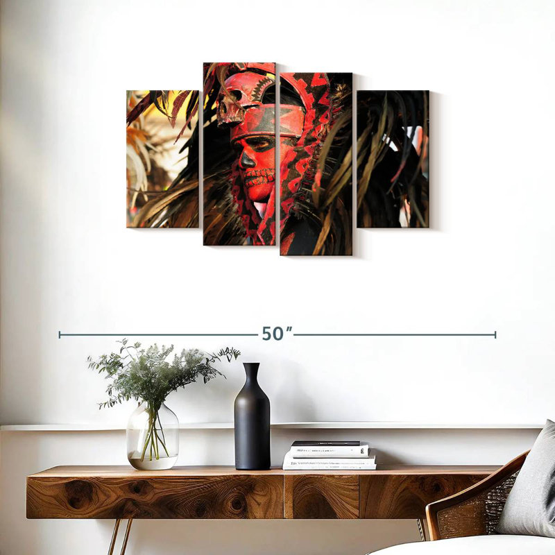 Leisha Aztec Dancer, 22" H x 36" W