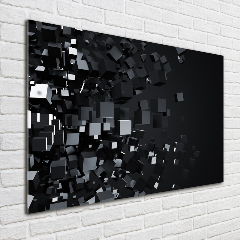 3D Abstraction - Unframed Art Prints on Glass