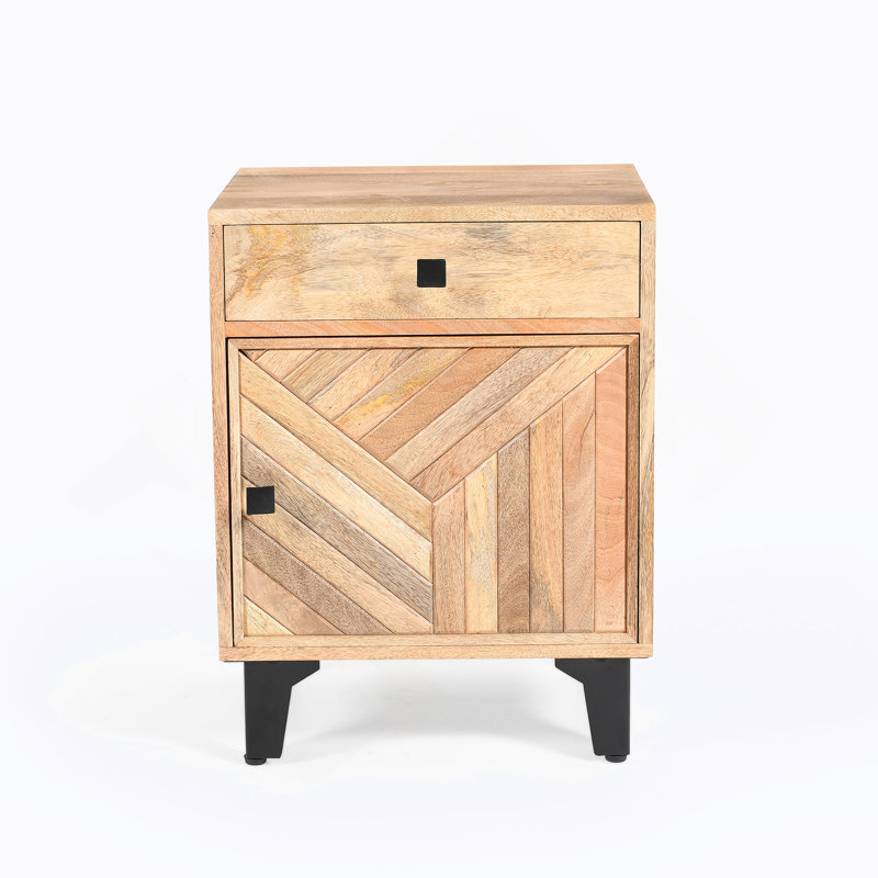 Table de chevet en bois massif