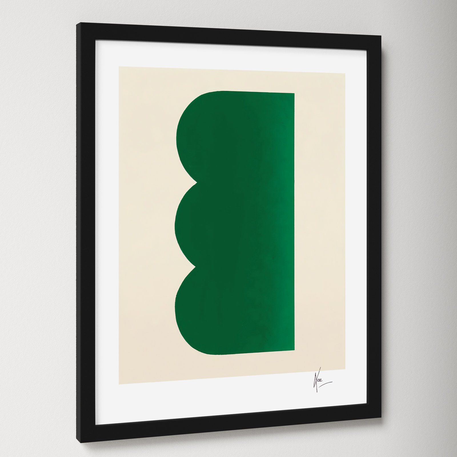 Keyhole 3 by Lee Lessem, Black Framed, 25" H x 20" W x 1.25" D