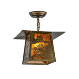 Greenbriar Oak 1 - Light Chandelier