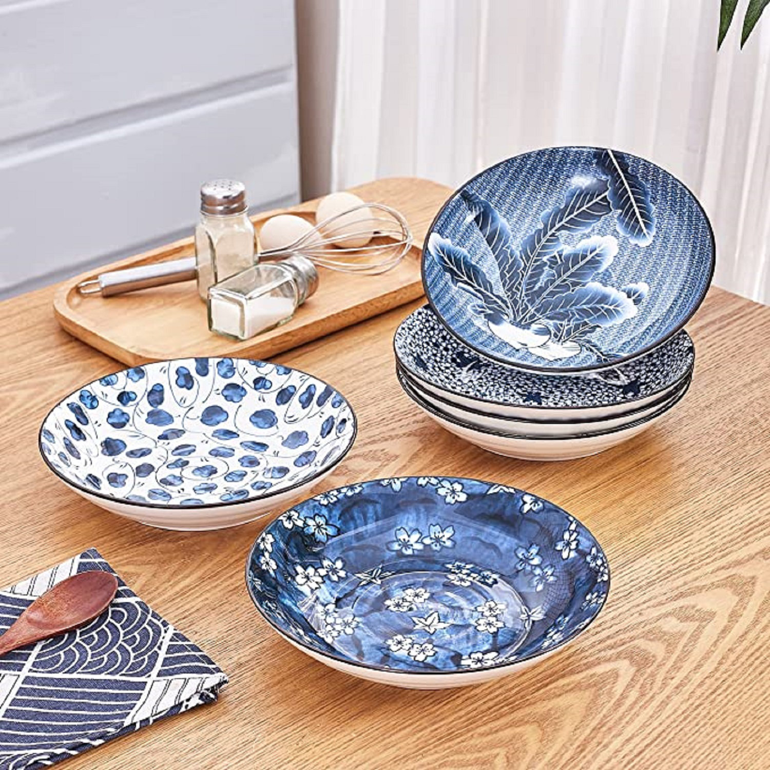 Corelle Plates 8-Piece White Ceramic Plate Set 8