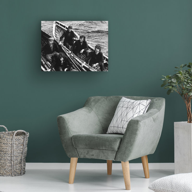 Œuvre sur toile, Jonathan Eden - Drummond, îles Aran, H 14 po x l 19 po