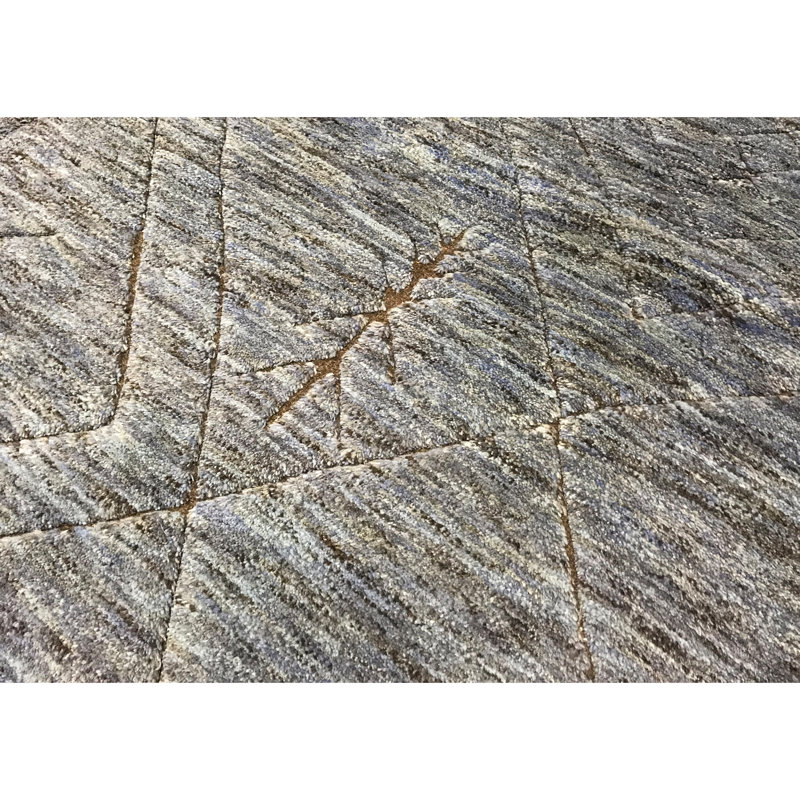 One-of-a-Kind Hand-Knotted High-Quality Gray/Brown Area Rug