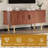 47.2'' Walnut TV Stand with Sliding Door, Modern Entertainment Console Table with Storage for Living Room or Bedroom-2054045411