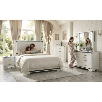 5-Piece Bedroom Set White