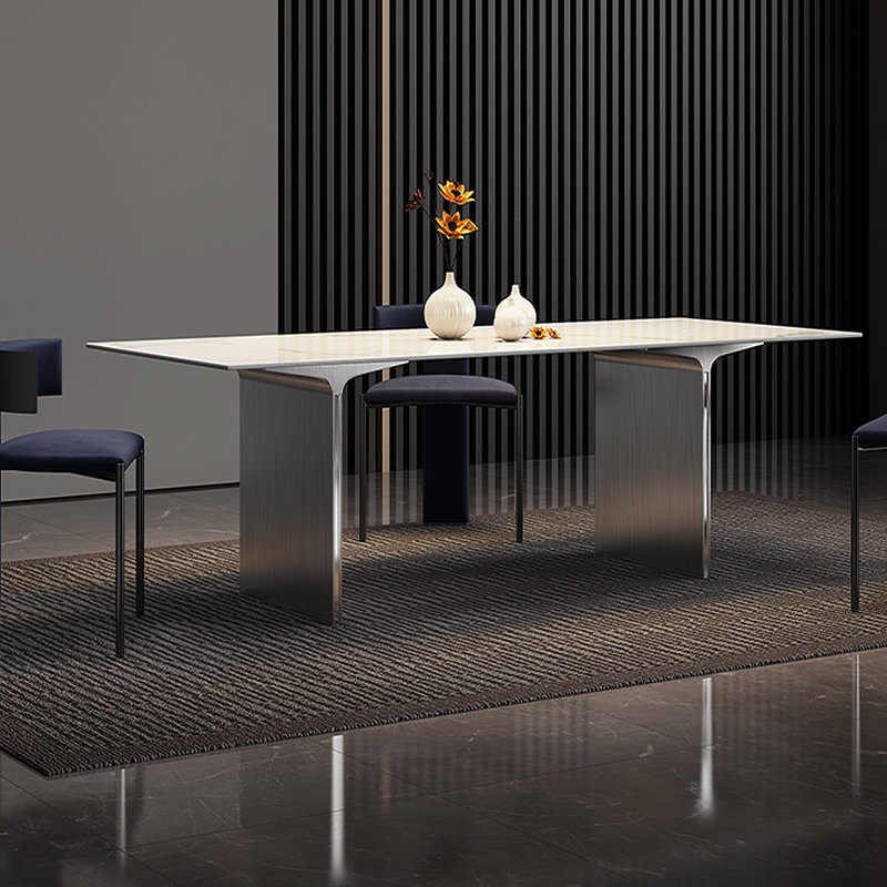 Table de salle à manger Feltner, L 35,43 po x L 70,87 po