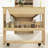33.5" W Multifunctional Buffet With Hutch, Foldable Dining Table-886629194