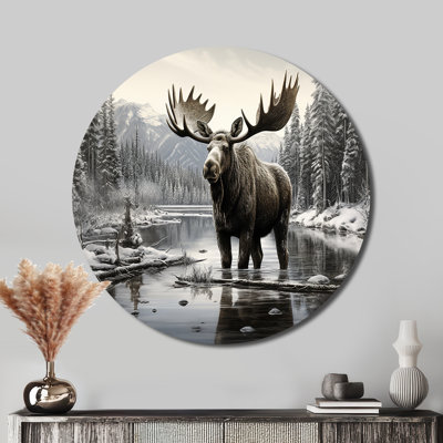 Beacham - Animals Round Metal Home Decor