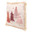 Guirlande de Noël brillante bicolore 18 pi x 2 po mauve et vert
