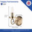 Grazian Traditional Wall Light Fitting with Scroll Arm and Pull Switch-693900893
