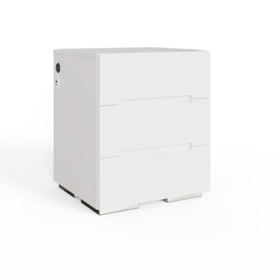 43cm W Manufactured Wood Bedside Table