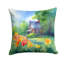 Coussin décoratif aquarelle Massachusetts-114457455