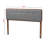 Morganville Dark Gray Upholstered Queen Headboard in Brown Finish, 58.22'' H X 62.41'' W X 1.58'' D-902115898-902115899