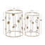 Ensemble de table d'appoint en métal Eppler