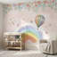 Murale arc-en-ciel en forme de montgolfière-801030049-801030050