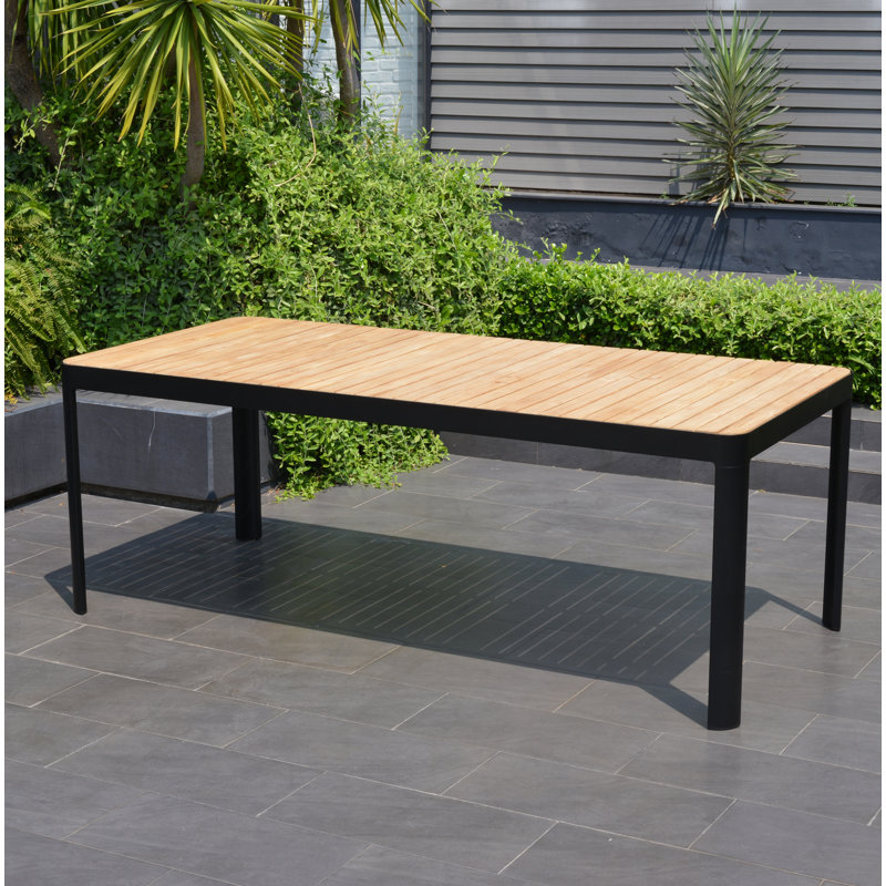 Table de salle à manger Brix, Noir