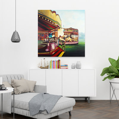 Reproduction d’art sur toile carrousel