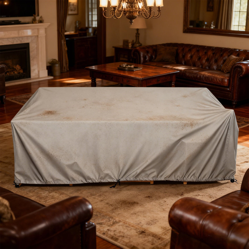 Heavy Duty Gray Patio Dining Sets Table Cover