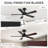 42" Large Ceiling Fan With Light,Remote Control And Quiet DC Motor-1922425392-1922425407