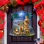 Cintre pour porte et mur berger keeping watch