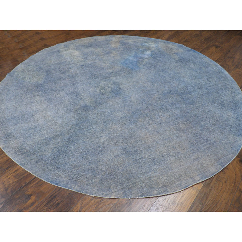 Tapis unique bleu 9 pi Carnella