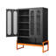 Armoire à chaussures à double porte en maille Modern Modern-893235403