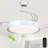 42" 3-Blade White Ceiling Fan with Lights and Remote Control, 6-Speed Latest DC Motor Ceiling Fan for Living Room, Bedroom-1047938326