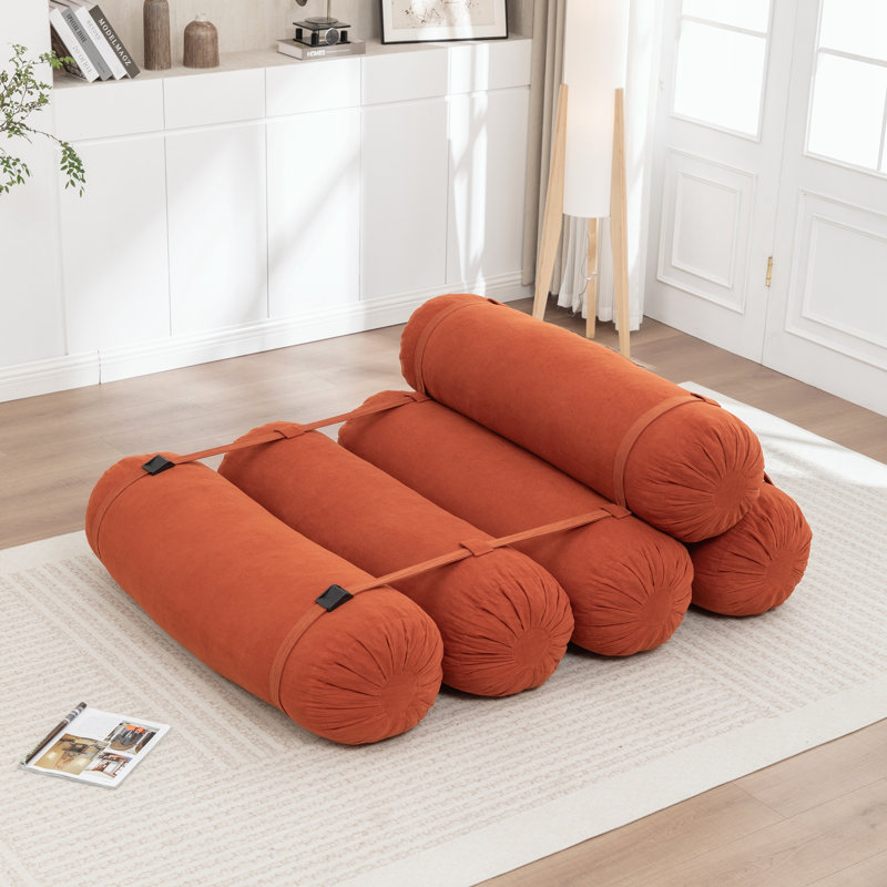 Canapé paresseux avec sangles réglables, Orange