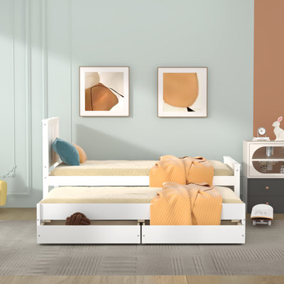 Lit plateforme simple avec rangement