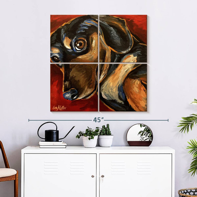 Brampt Dachshund Expressive, 18" H x 18" W