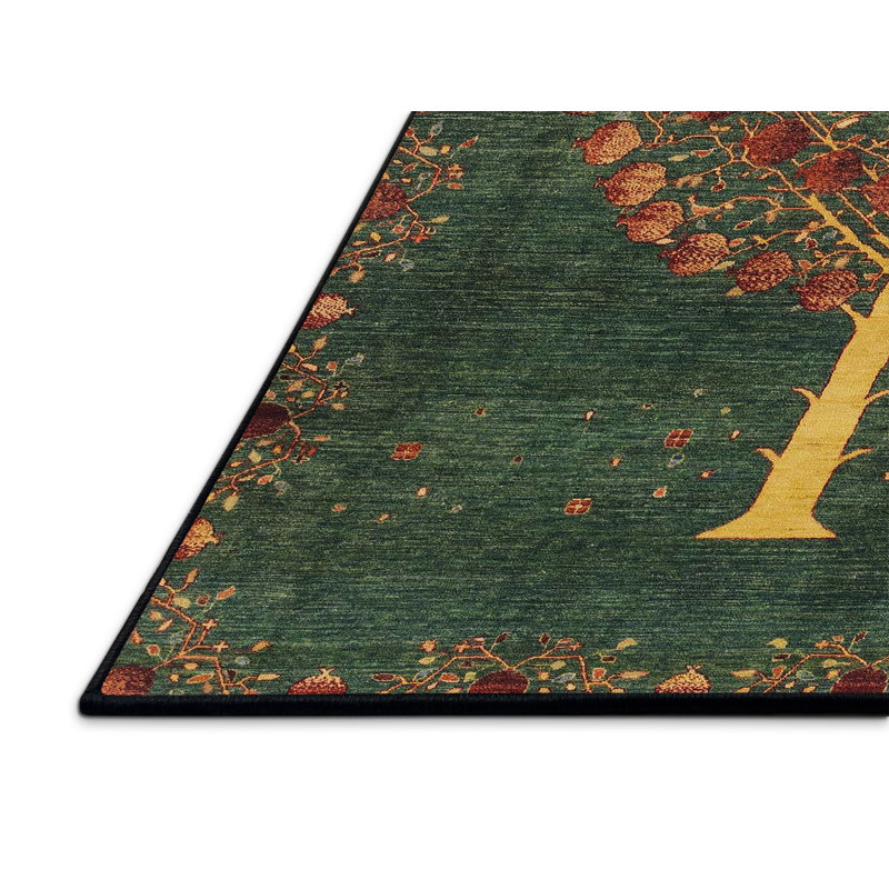 Abstract Indoor Rug, Rectangle 4' x 6'