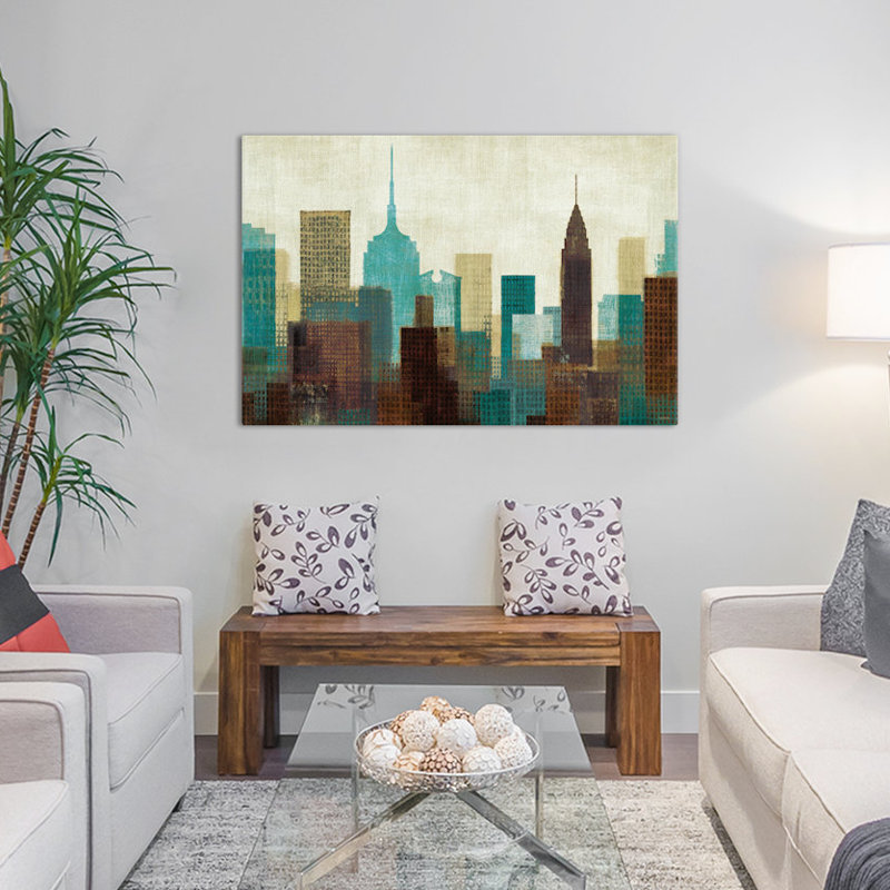 «Summer in the City», reproduction d'art sur toile, H 12 po x l 18 po x P 1,5 po