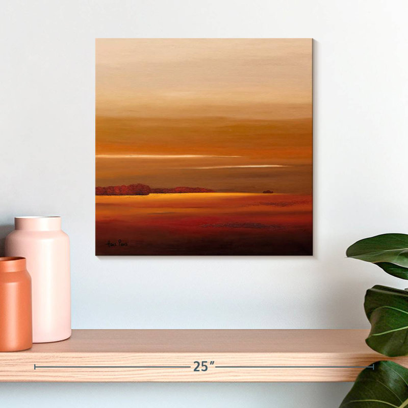 Alvord Sundown I, 16" H x 16" W