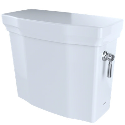 TOTO® Promenade® II 1G 1.0 GPF Toilet Tank with Right-Hand Trip Lever, Cotton White
