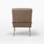 Chaise d'appoint sans accoudoirs en cuir Schaible-1482589101