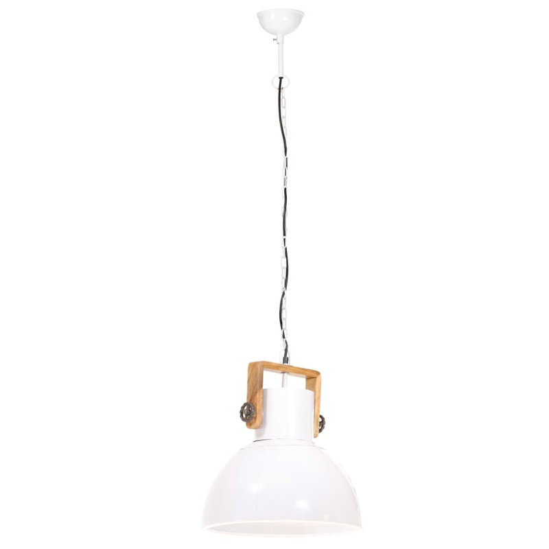 Esmeralda 1 - Light Single Pendant, White, 123cm H x 40cm W x 40cm D