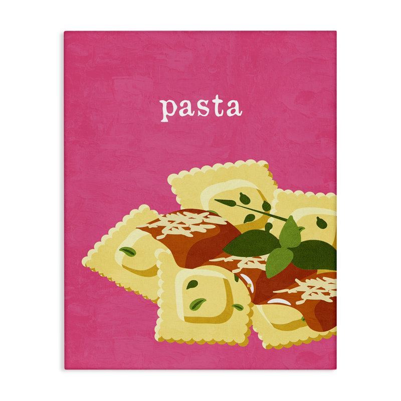 Toile de plat à pâtes Ravioli, design par Kim Allen, H 20 po x l 16 po
