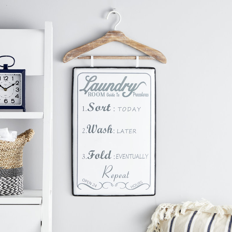 Farmhouse Abstract Wall Decor on Metal
