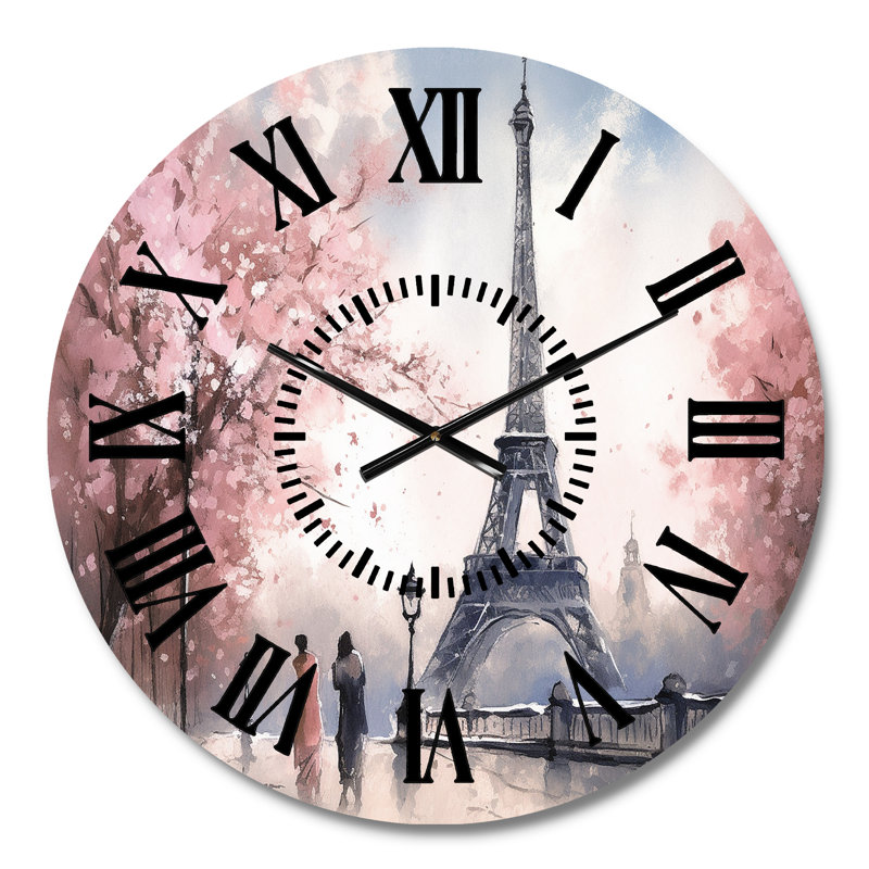 Horloge murale Tour Eiffel, Médium