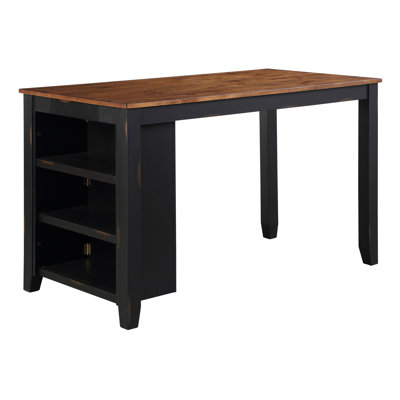 Matthea 60" Hardwood Solid Wood Four Leg Dining Table by 17 Stories