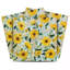 Carreau de mosaïque floral auto-adhésif en vinyle 5 po x 5 po