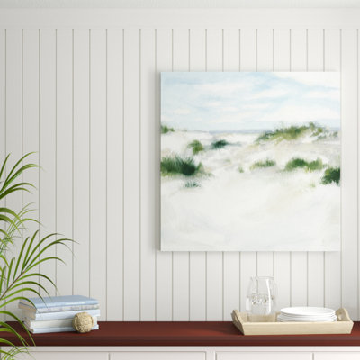 «White Sands I», peinture sur toile tendue