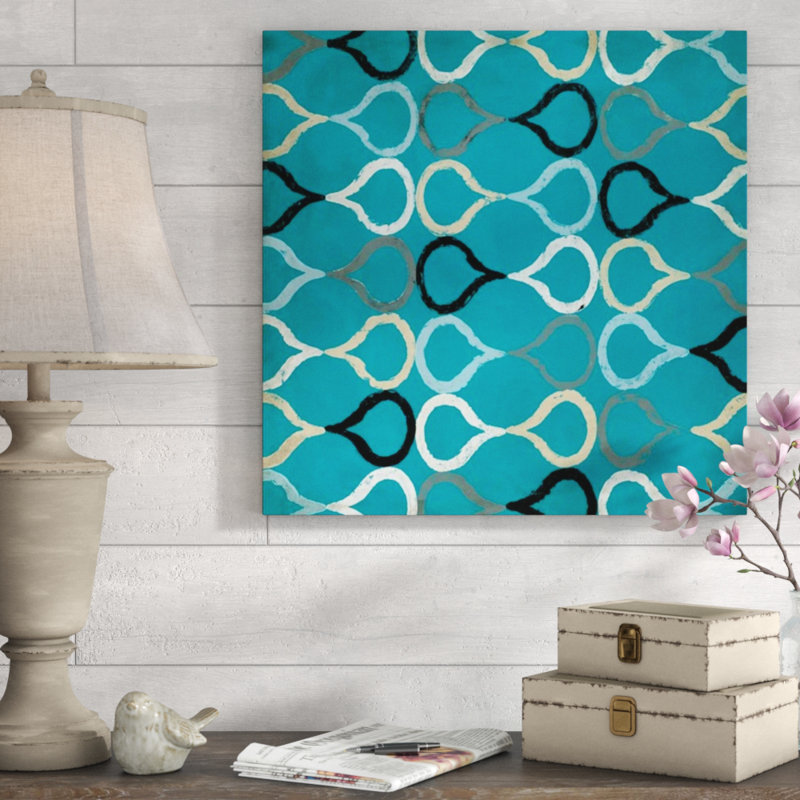 «Repetition II» par Kari Taylor - Peinture, Plexi, H 24 po x l 24 po x 1,5 po